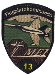 Bild von Flugplatzkommando 13 Meiringen schwarz mit Klett